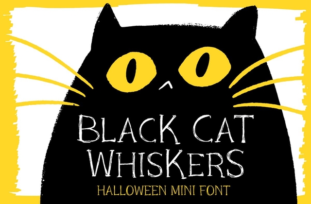 Czcionka Black Cat Whiskers